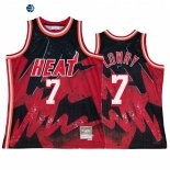 Camisetas NBA Miami Heat NO.7 Kyle Lowry Rojo Throwback 2022