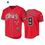 T Shirt NBA Chicago Bulls NO.9 Nikola Vucevic Capsule Baseball Rojo 2022