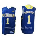 Camisetas NCAA Michigan Glenn Robinson III Azul