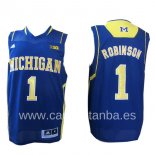 Camisetas NCAA Michigan Glenn Robinson III Azul