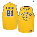 Camisetas de NBA Ninos Golden State Warriors Jonas Jerebko Oro Hardwood Classics 19/20