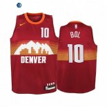 Camiseta NBA Ninos Denve Nuggets Bol Bol Rojo Ciudad 2020-21
