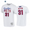 T-Shirt NBA Brooklyn Nets Jarrett Allen BR Remix Blanco Hardwood Classics 2020