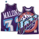 Camiseta NBA de Karl Malone Utah Jazz Purpura