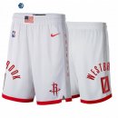 Pantalon NBA de Houston Rockets Russell Westbrook Blanco Ciudad 2020