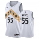 Camisetas NBA de Delon Wright Toronto Raptors Nike Blanco Ciudad 18/19