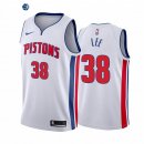 Camiseta NBA de Saban Lee Detroit Pistons NO.38# Blanco Association 2020-21