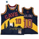 Camisetas NBA Cleveland Cavaliers NO.10 Darius Garland X BR Remix Oro Azul Hardwood Classics
