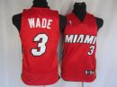 Camiseta NBA Ninos Rojo Miami Heat Dwyane Wade