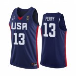 Camisetas Copa Mundial de Baloncesto FIBA 2019 USA Reginald Perry Marino
