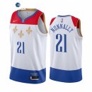 Camisetas NBA de New Orleans Pelicans James Nunnally Nike Blanco Ciudad 2021
