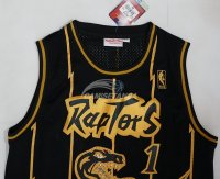 Camisetas NBA de Tracy McGrady Toronto Raptors Retro Oro Negro 1998-99