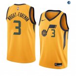 Camisetas NBA de Justin Wright-Foreman Utah Jazz Amarillo Statement 19/20