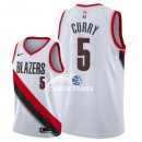 Camisetas NBA de Seth Curry Portland Trail Blazers Blanco Association 17/18