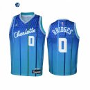 Camisetas NBA Ninos Charlotte Hornets Miles Bridges Verde Azul 2021