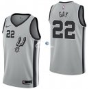 Camisetas NBA de Rudy Gay San Antonio Spurs Gris Statement 17/18