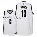 Camiseta NBA Ninos Brooklyn Nets Shabazz Napier Blanco Association 2018