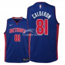Camiseta NBA Ninos Detroit Pistons Jose Calderon Azul Icon 2018