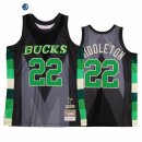 Camisetas NBA Milwaukee Bucks NO.22 Khris Middleton Verde Hardwood Classics 2022-23