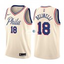 Camisetas NBA de Marco Belinelli Philadelphia 76ers Nike Crema Ciudad 17/18