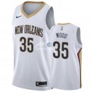 Camisetas NBA de Christian Wood New Orleans Pelicans Blanco Association 18/19