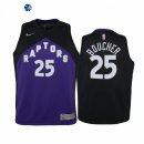 Camisetas NBA Ninos Toronto Raptors Chris Boucher Purpura Edición ganada 2021