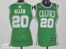Camisetas NBA Mujer Ray Allen Boston Celtics Verde