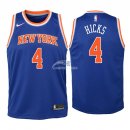 Camisetas de NBA Ninos New York Knicks Isaiah Hicks Azul Icon 2018