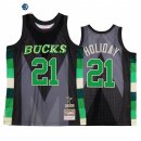 Camisetas NBA Milwaukee Bucks NO.21 Jrue Holiday Verde Hardwood Classics 2022-23