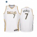 Camiseta NBA Ninos Dallas Mavericks Dwight Powell Blanco Ciudad 2020-21