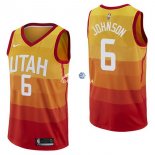 Camisetas NBA de Joe Johnson Utah Jazz Nike Amarillo Ciudad 17/18