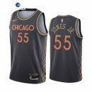 Camisetas NBA de Chicago Bulls Derrick Jones Jr. Nike Negro Ciudad 2021-22