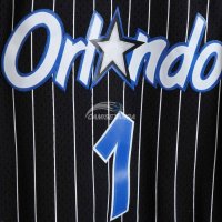 Camisetas NBA Orlando Magic Tracy McGrady Negro Hardwood Classics 2003-04
