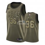 Camisetas NBA Salute To Servicio Boston Celtics Marcus Smart Nike Camuflaje Verde 2018