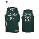 Camisetas de NBA Ninos Edición ganada Milwaukee Bucks Khris Middleton Verde 2021