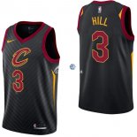 Camisetas NBA de George Hill Cleveland Cavaliers 17/18 Negro Statement