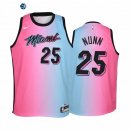 Camiseta NBA Ninos Miami Heat Kendrick Nunn Azul Rosa Ciudad 2020-21