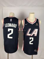 Camisetas NBA de Kawhi Leonard Los Angeles Clippers Marino Ciudad 2019/20