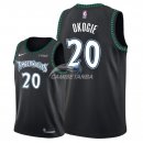 Camisetas NBA de Josh Okogie Minnesota Timberwolves Retro Negro 2018
