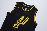Camisetas NBA San Antonio Spurs Metales Preciosos Moda Parker Negro