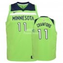 Camisetas de NBA Ninos Minnesota Timberwolves Jamal Crawford Verde Statement 2018