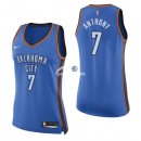 Camisetas NBA Mujer Carmelo Anthony Oklahoma Thunder Azul Icon 17/18