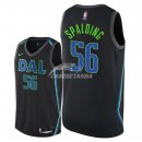 Camisetas NBA de Ray Spalding Dallas Mavericks Nike Negro Ciudad 2018