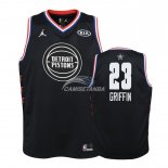 Camisetas de NBA Ninos Blake Griffin 2019 All Star Negro
