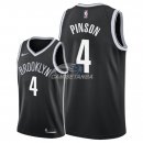 Camisetas NBA de Theo Pinson Brooklyn Nets Negro Icon 2018
