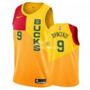 Camisetas NBA de Donte DiVincenzo Milwaukee Bucks Nike Amarillo Ciudad 18/19