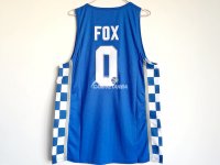 Camisetas NCAA Kansas De'Aaron Fox Azul