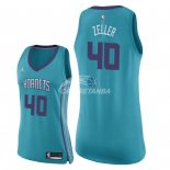 Camisetas NBA Mujer Cody Zeller Charlotte Hornets Verde Icon