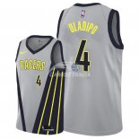 Camisetas NBA de Victor Oladipo Indiana Pacers Nike Gris Ciudad 18/19
