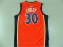 Camisetas NBA de Retro Stephen Curry Golden State Warriors Naranja